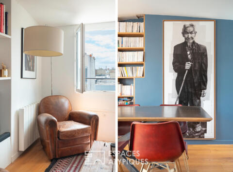 Appartement en dernier étage avec vue sur l&rsquo;église Sainte-Marie