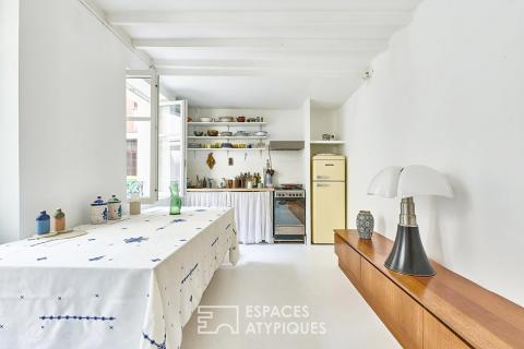 “House-like” Duplex with Soaring Volumes ? Télégraphe