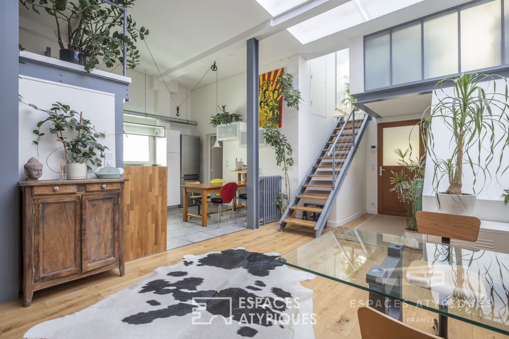 Loft dans un ancien atelier de confection de textile