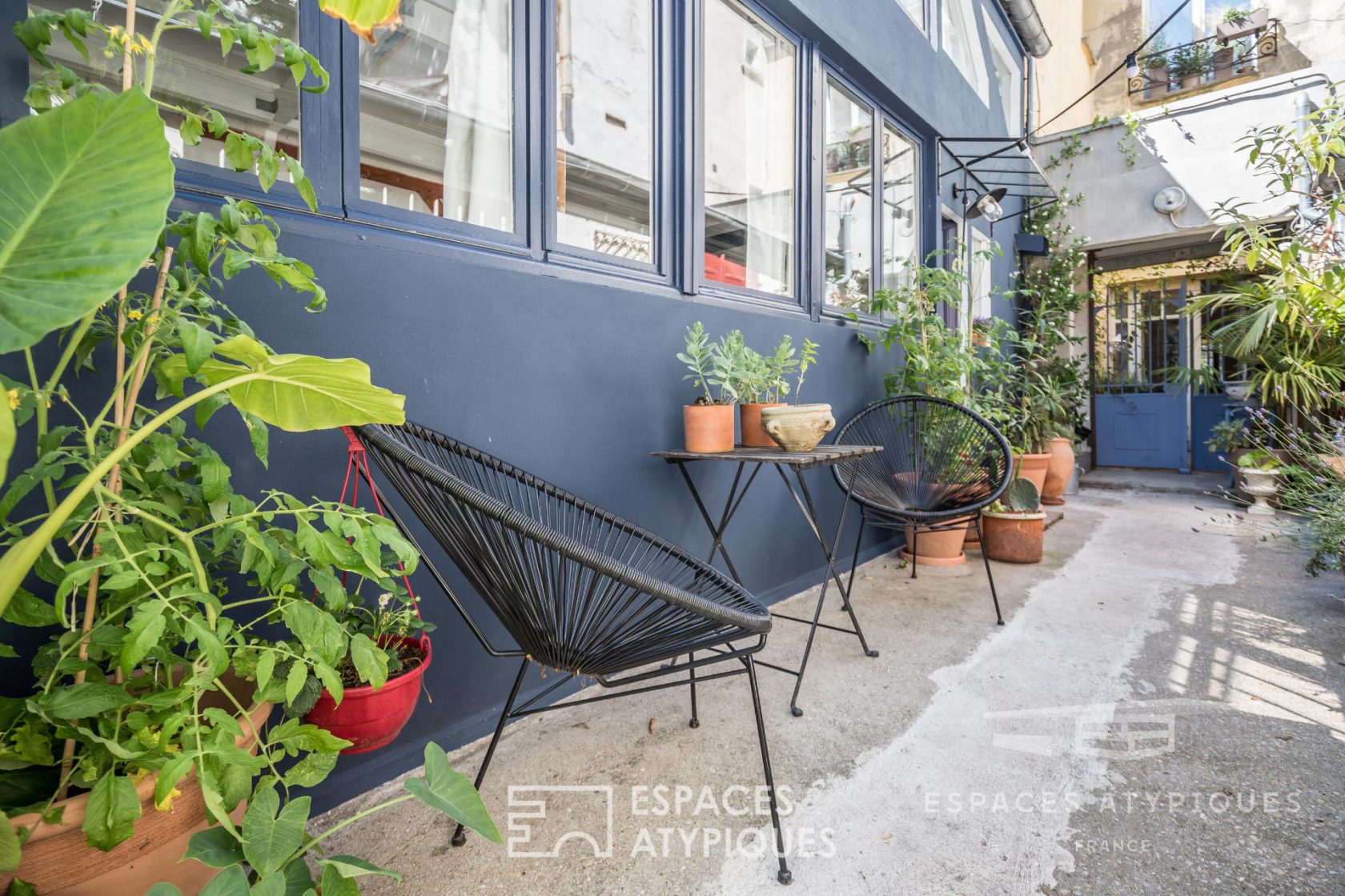 Ancien atelier de bonneterie en duplex