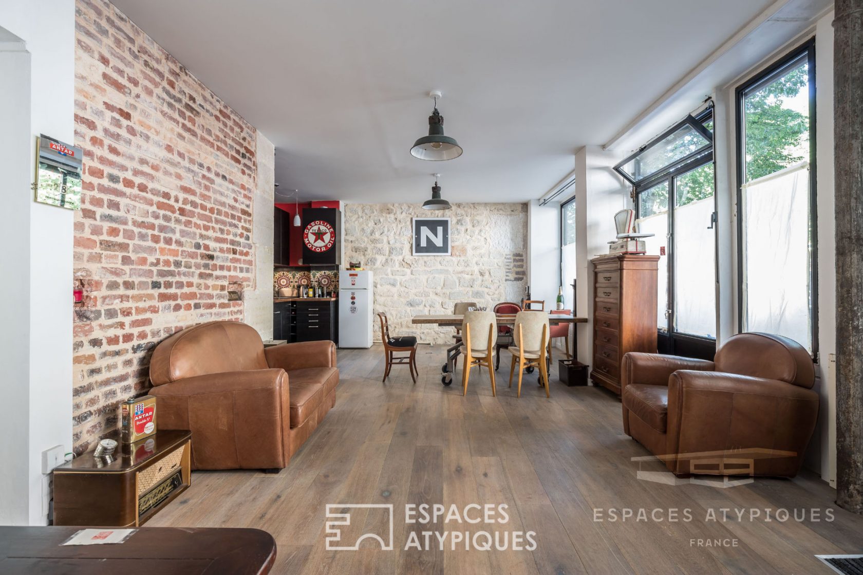 Duplex vintage dans une ancienne boutique