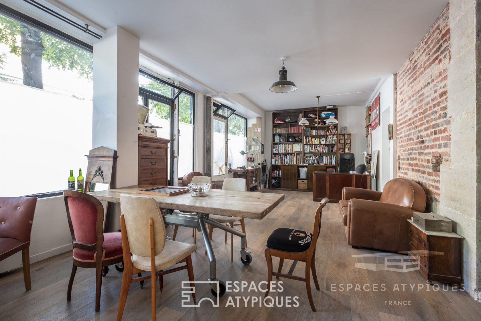 Duplex vintage dans une ancienne boutique