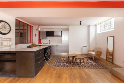 Appartement dans un ancien atelier d’artiste