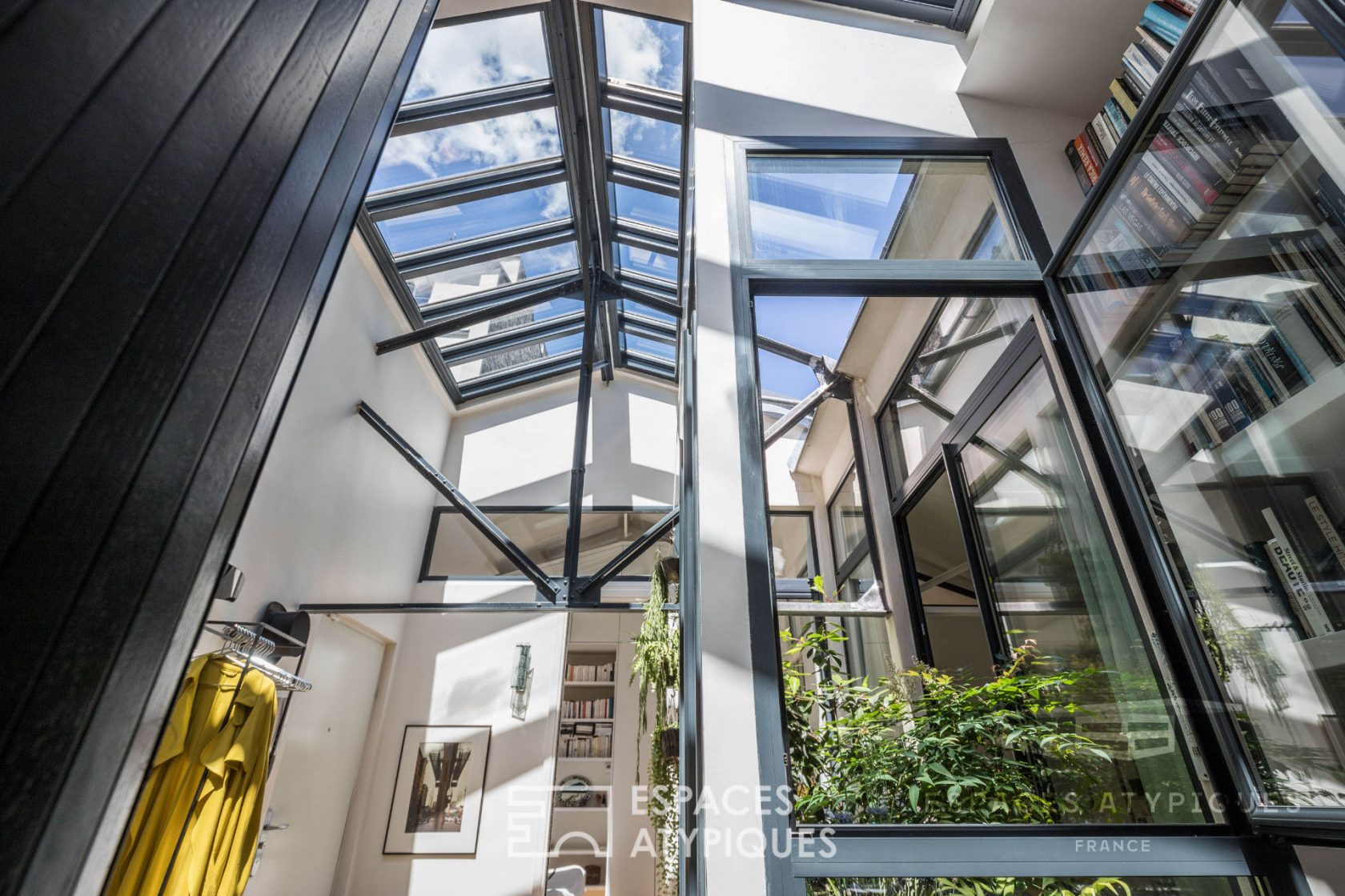 Loft avec patio dans une ancienne imprimerie