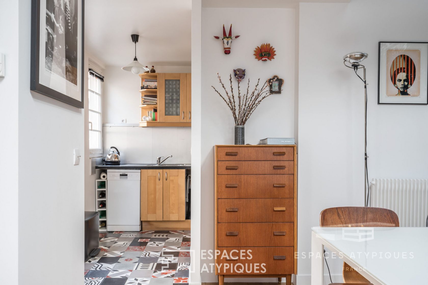 Loft en dernier étage avec verrière