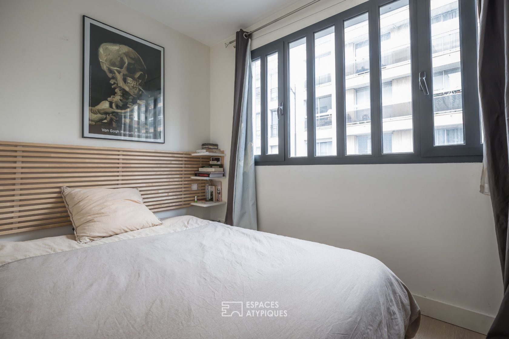 Former garage converted into a triplex house