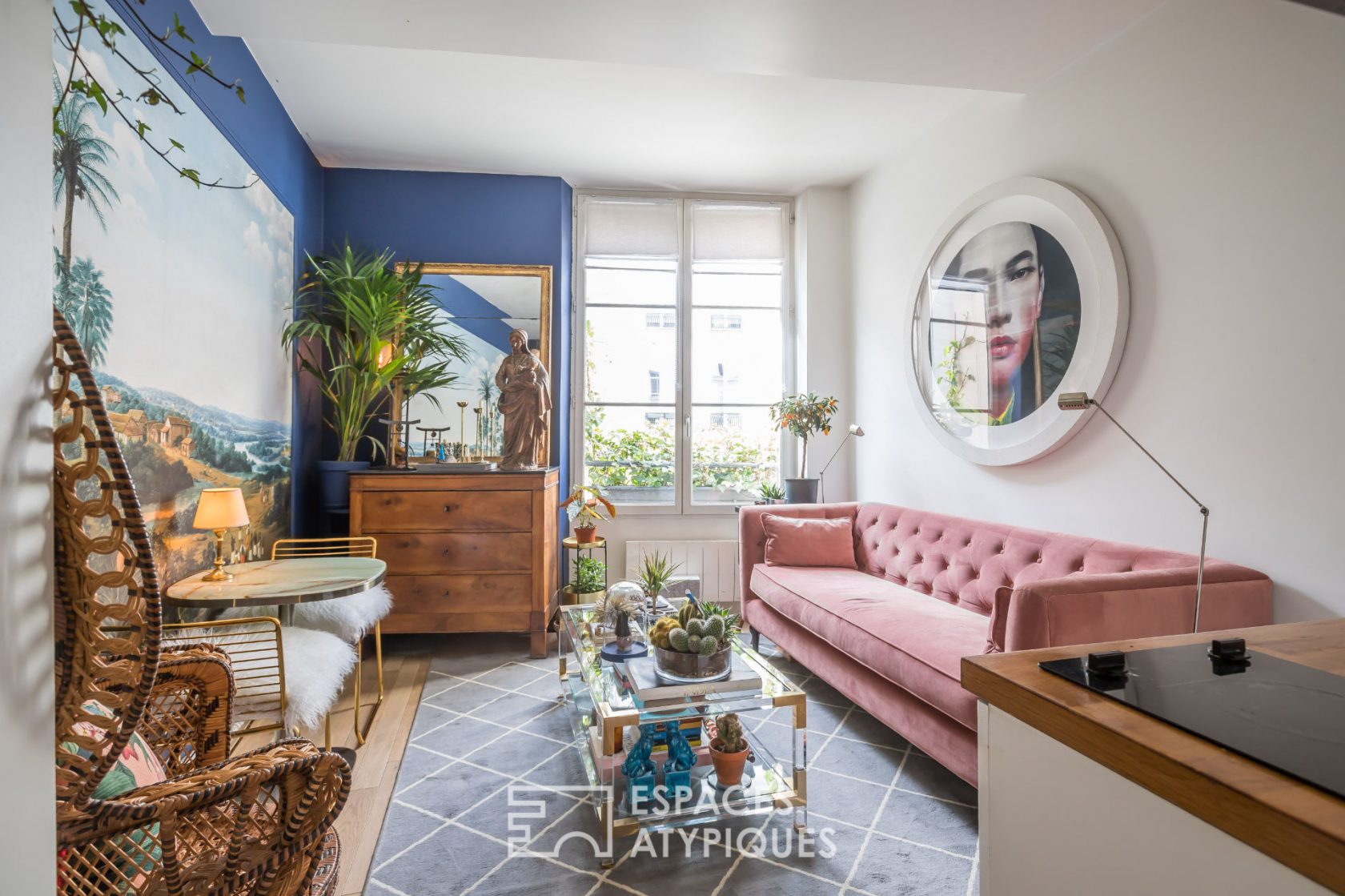 Appartement à l’esprit rétro chic