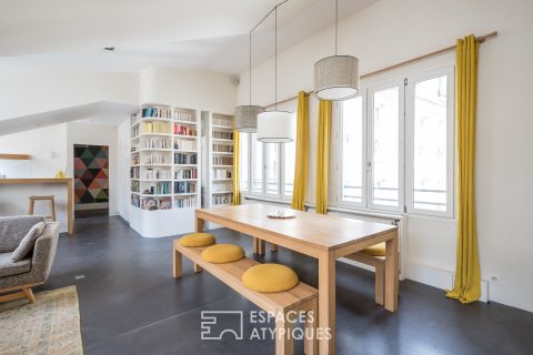 Loft spirit on the top floor near the canal