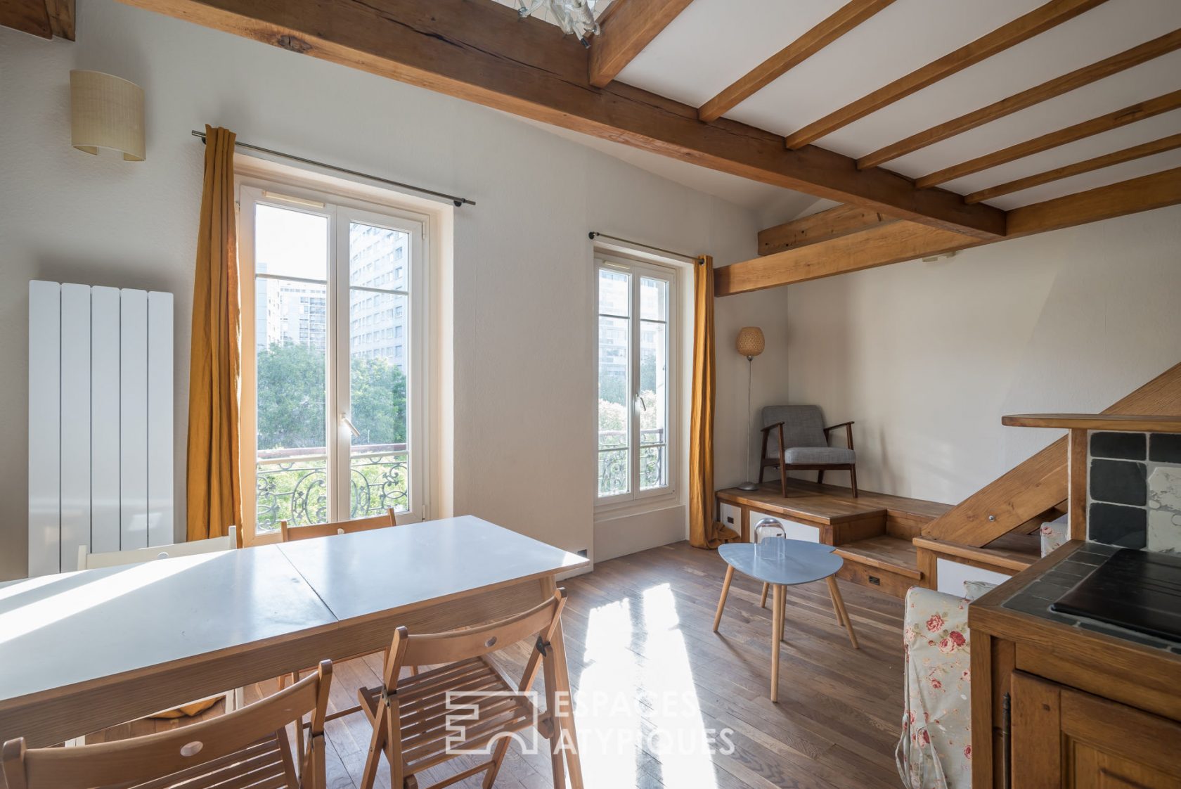 Duplex under the roof