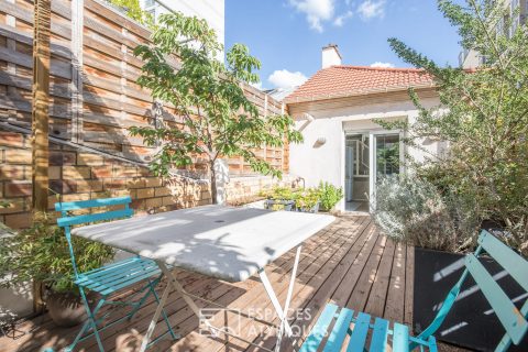 Ancienne maison ouvrière avec terrasse