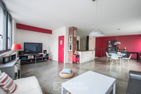 Loft avec terrasse dans ancienne usine