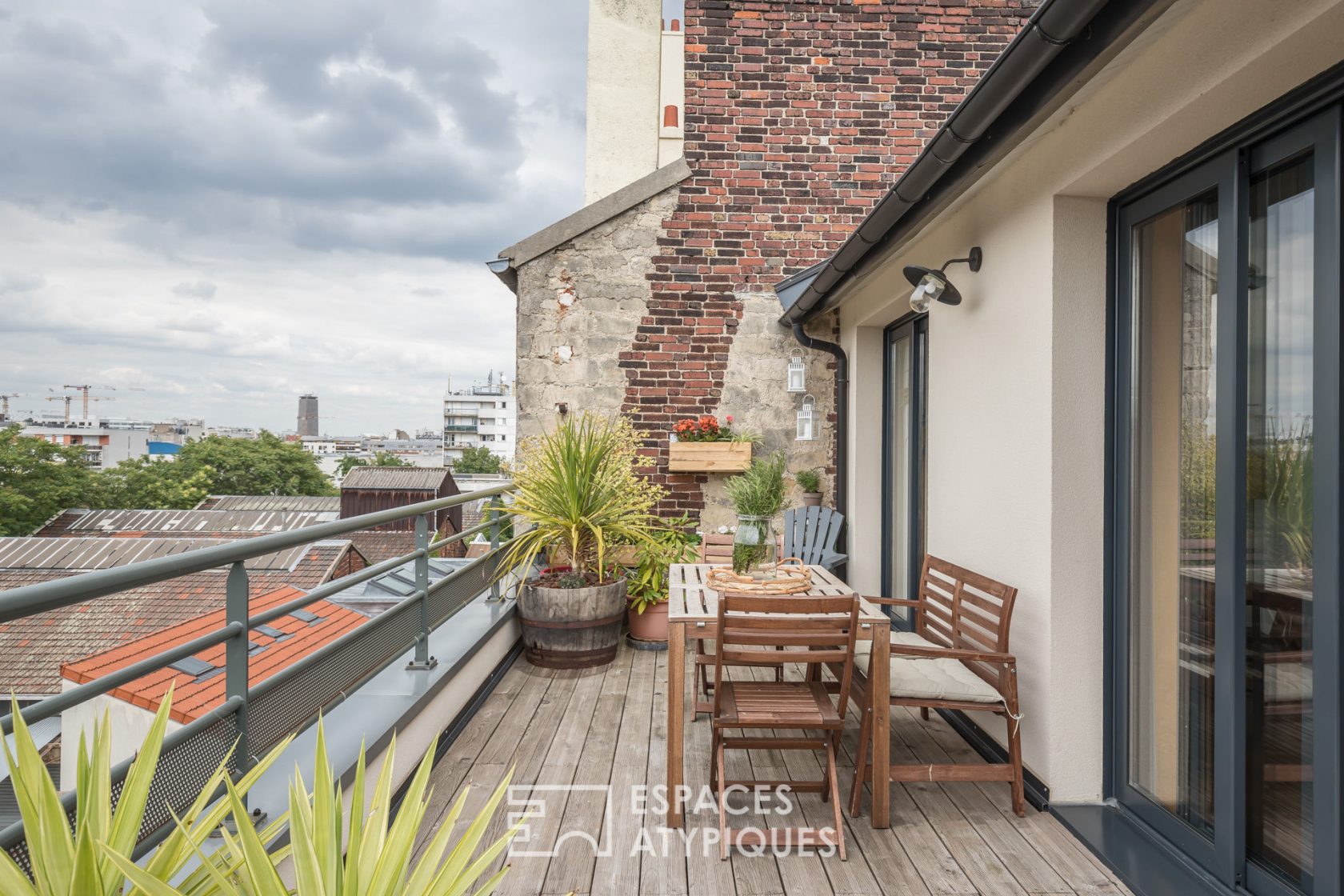 Duplex en dernier étage avec terrasse