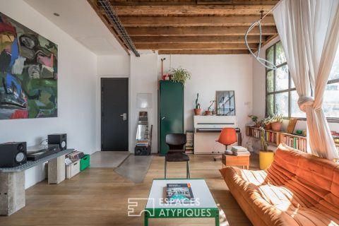 Industrial and bohemian loft