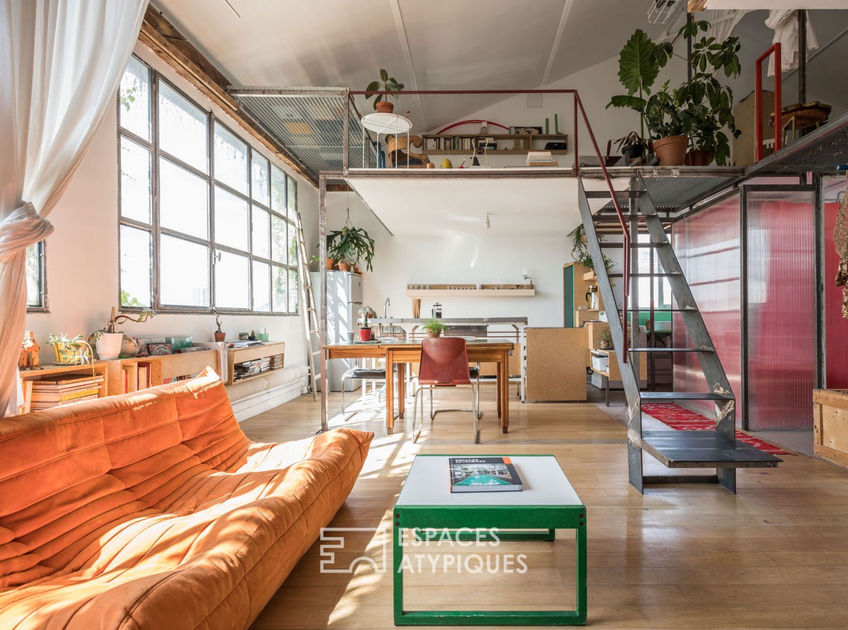 Industrial and bohemian loft