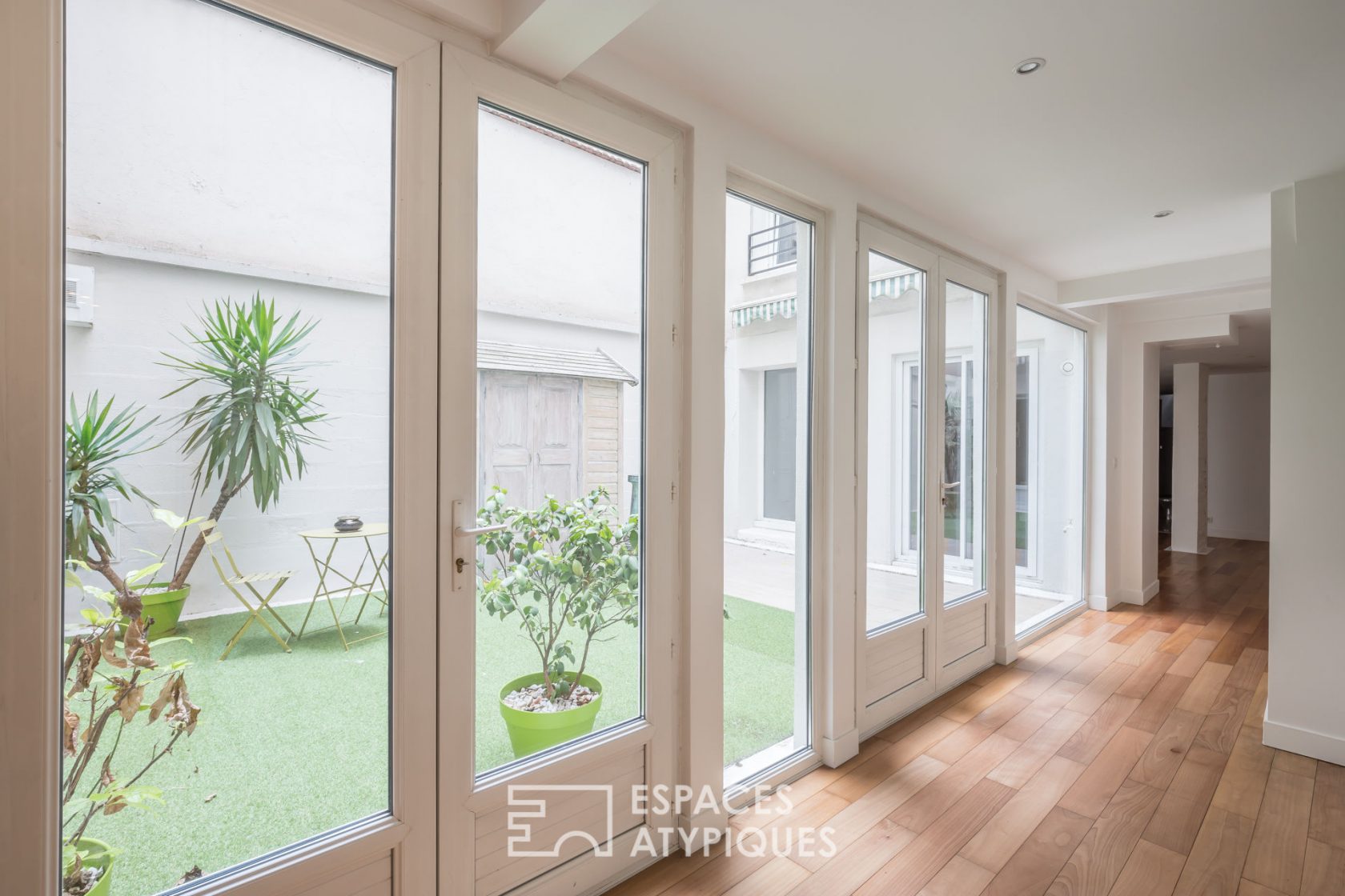loft with patio