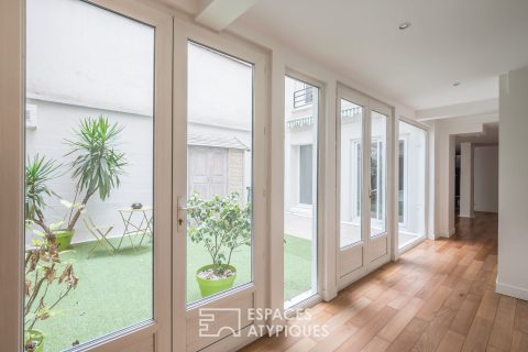 loft with patio