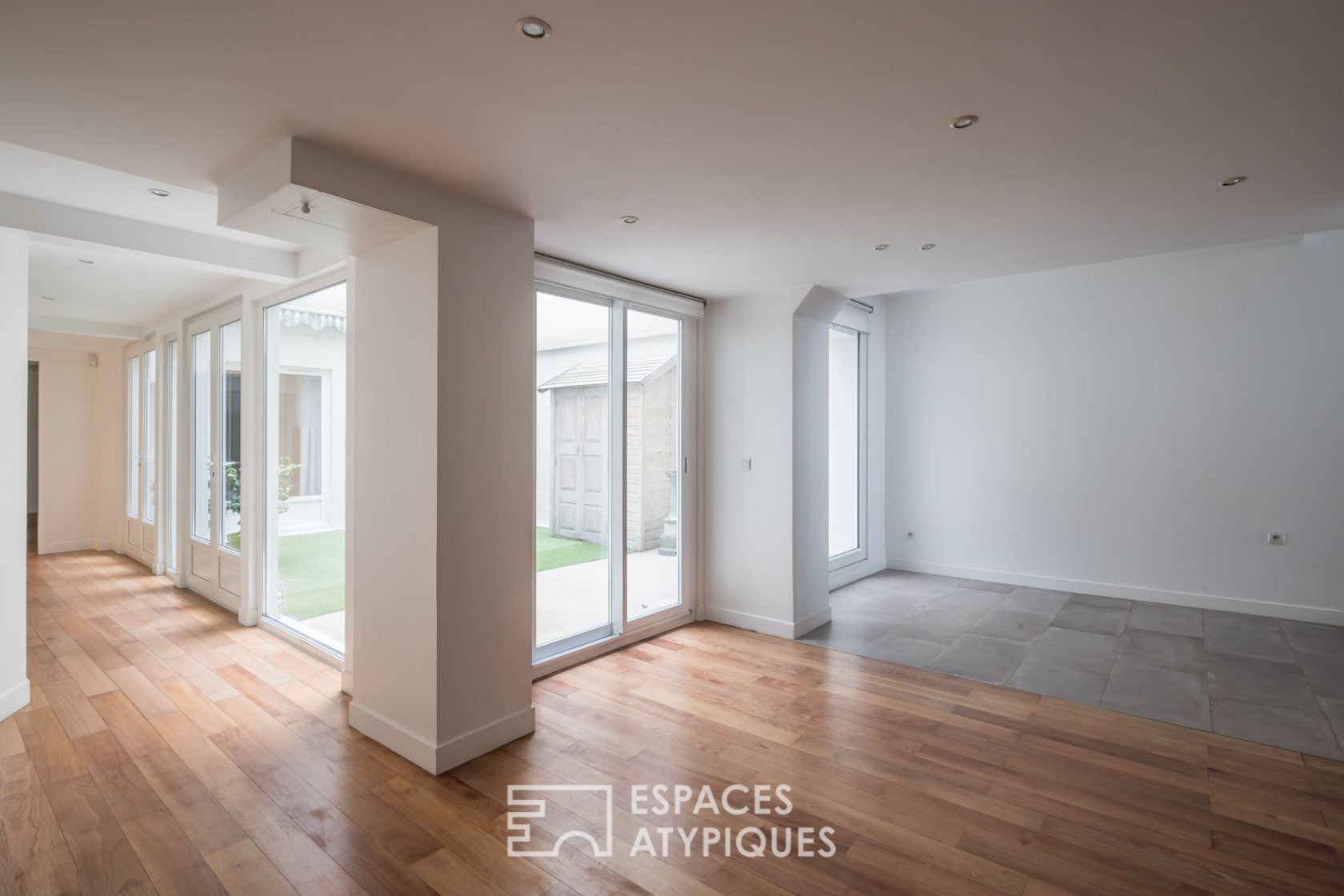 loft with patio