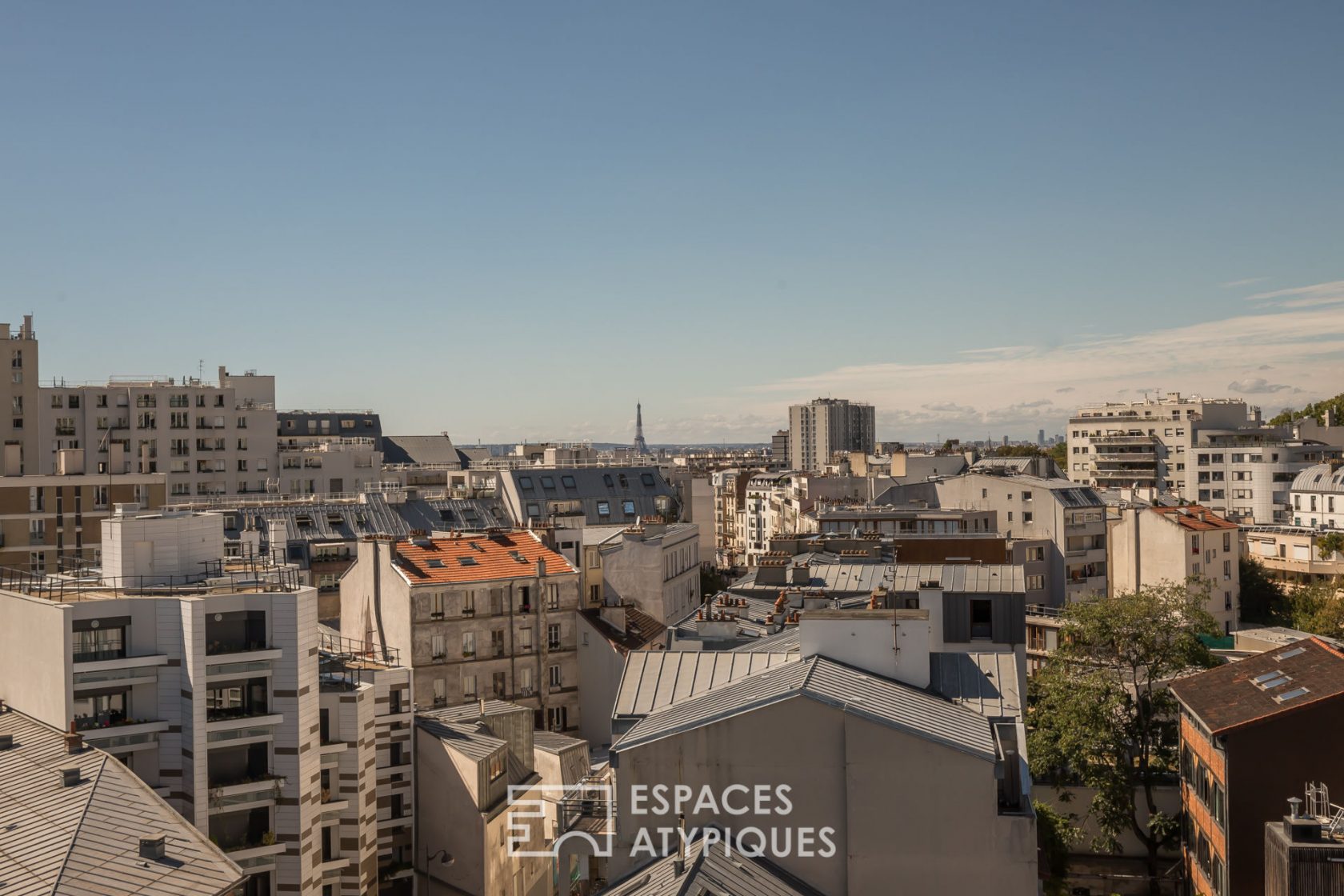 Duplex en dernier étage avec terrasse et vue