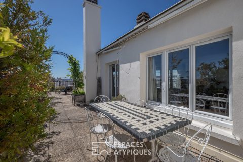 Duplex en dernier étage avec terrasse et vue