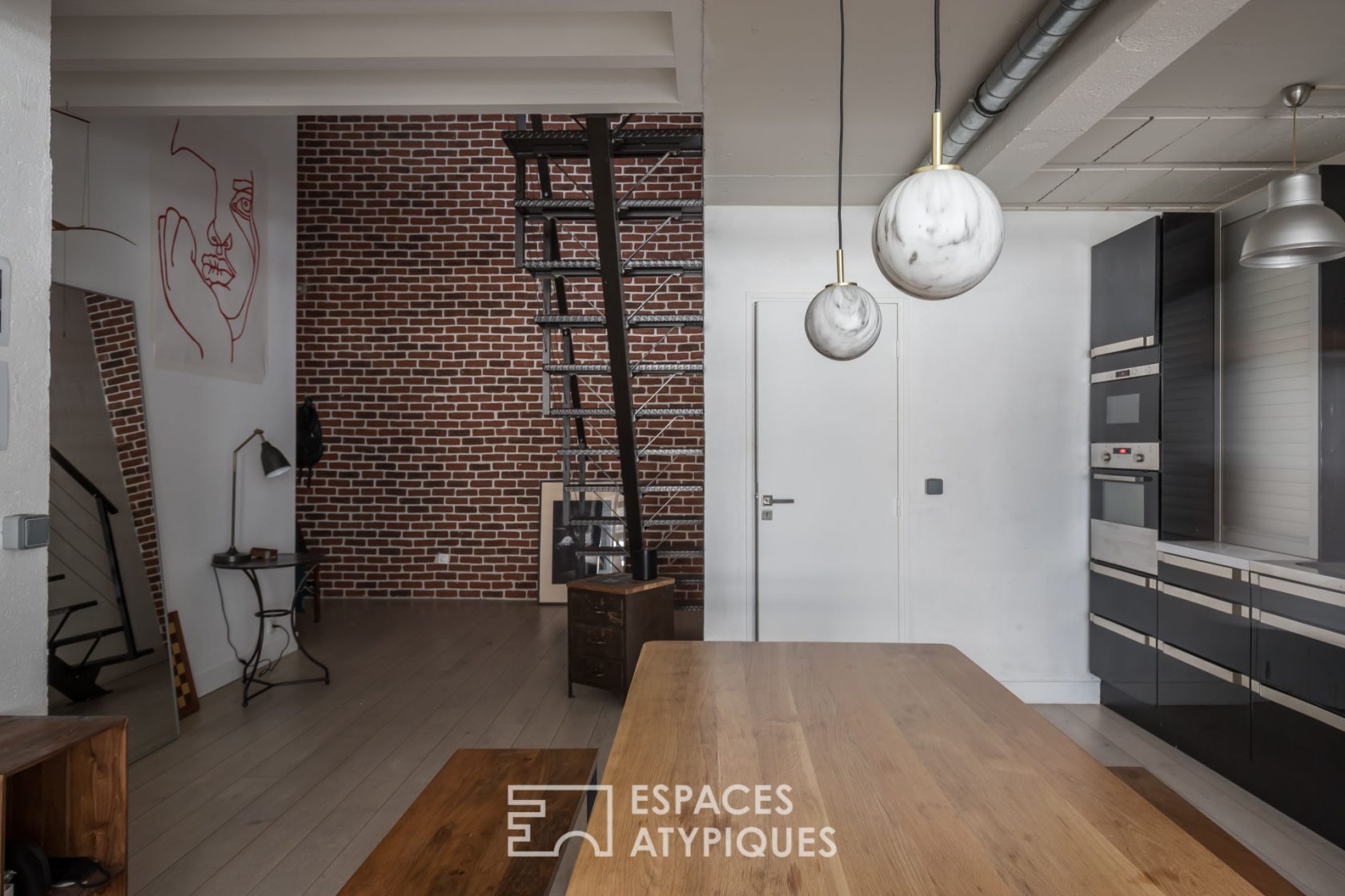 Duplex aux allures de loft new yorkais