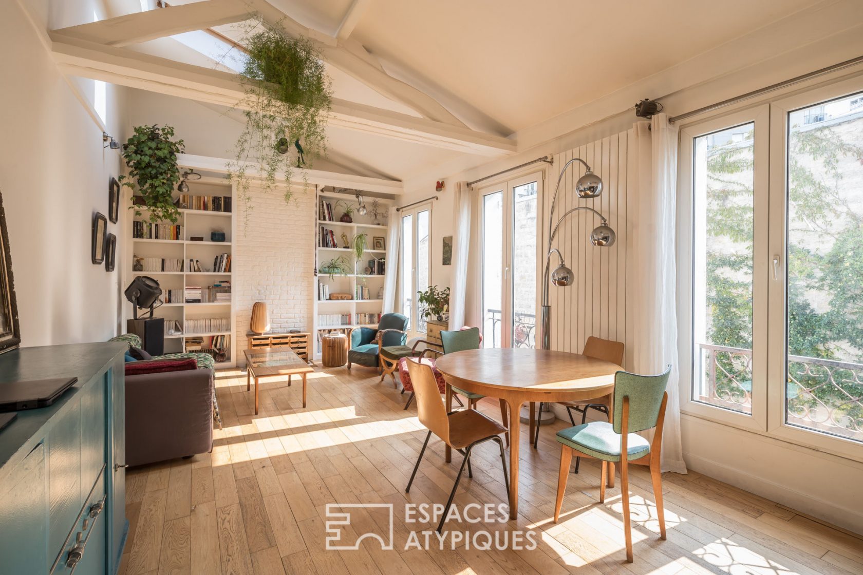 Top floor in a former coaching inn