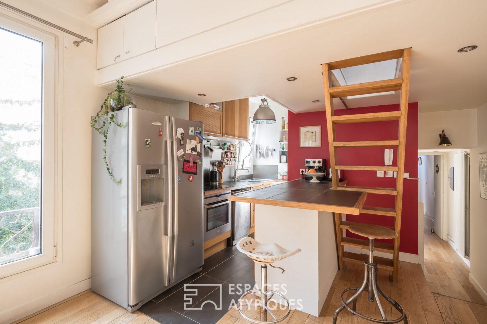 Top floor in a former coaching inn