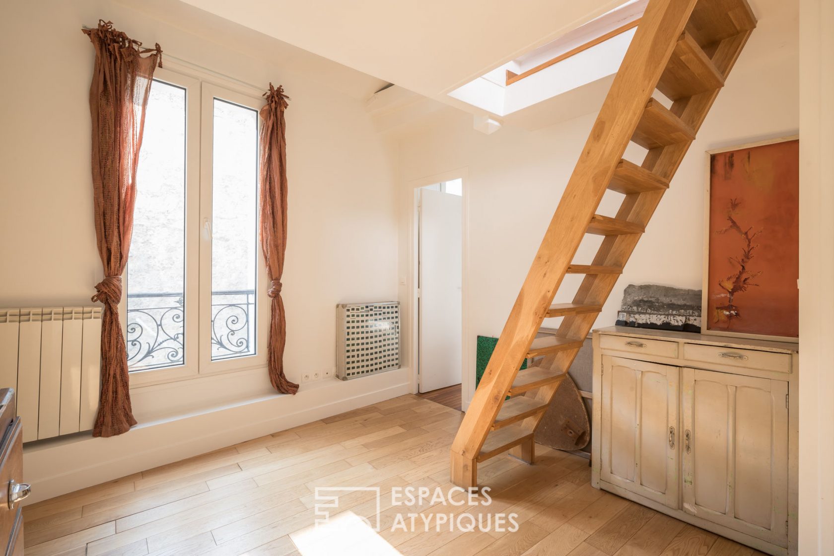 Top floor in a former coaching inn