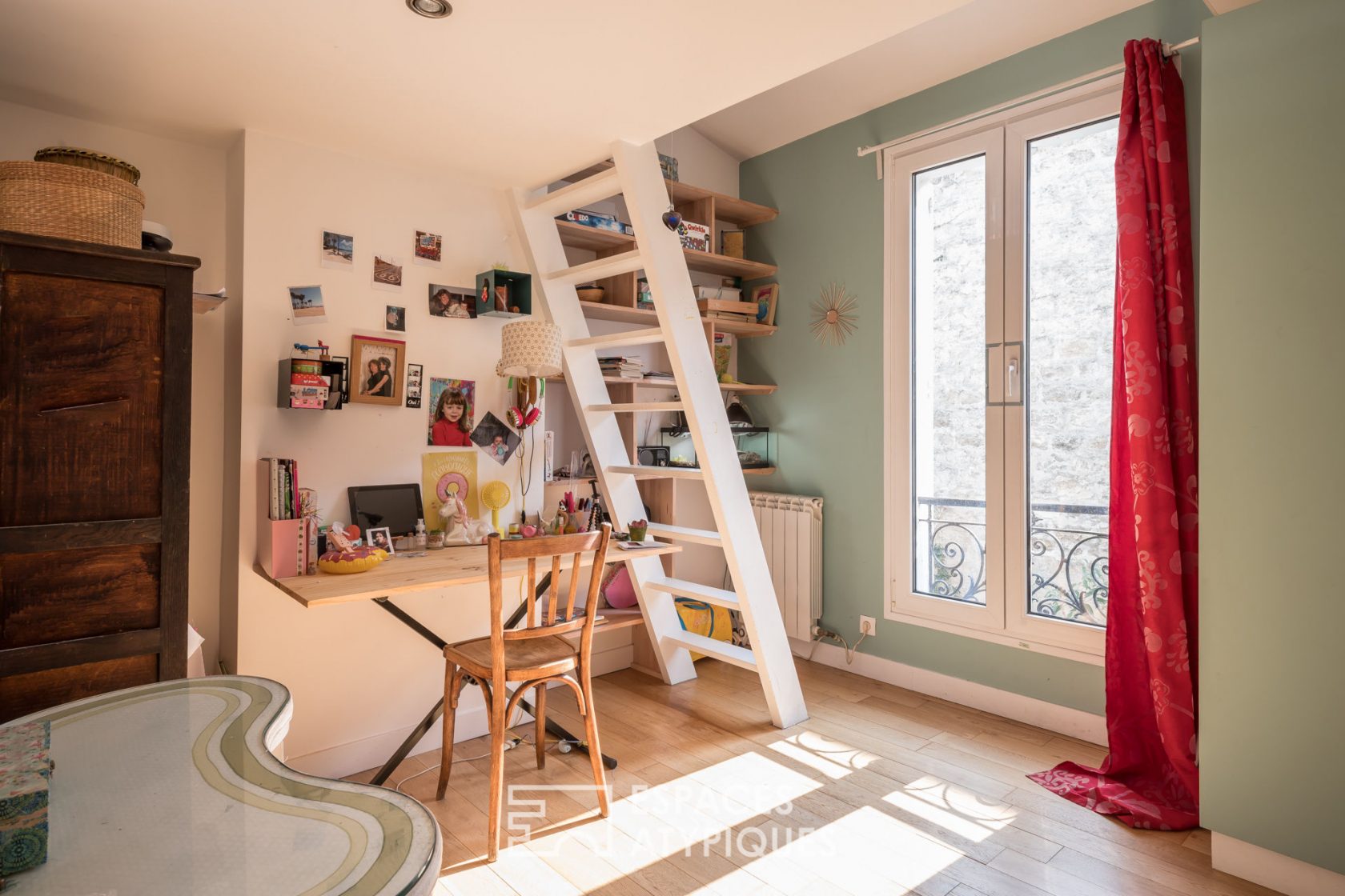Top floor in a former coaching inn