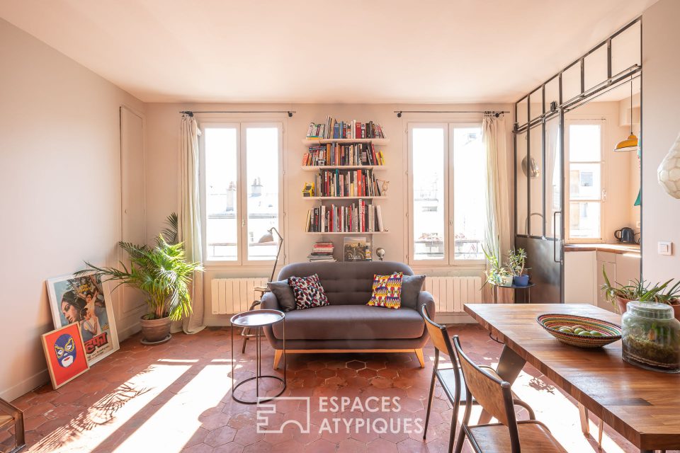 75011 PARIS - Duplex vintage en dernier étage - Réf. 2438EP