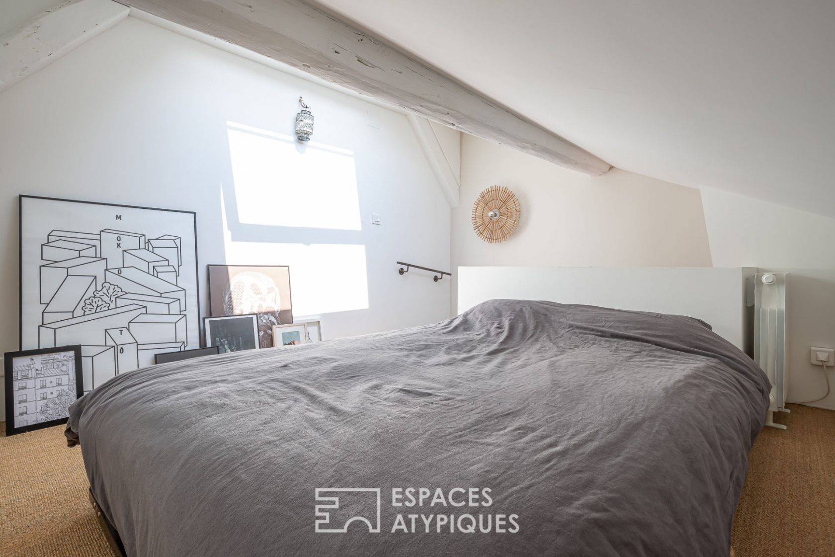 Vintage duplex on the top floor