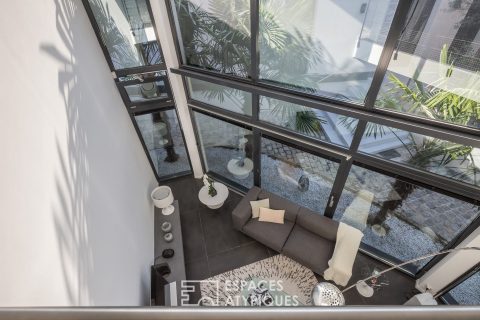 Architect house with terrace