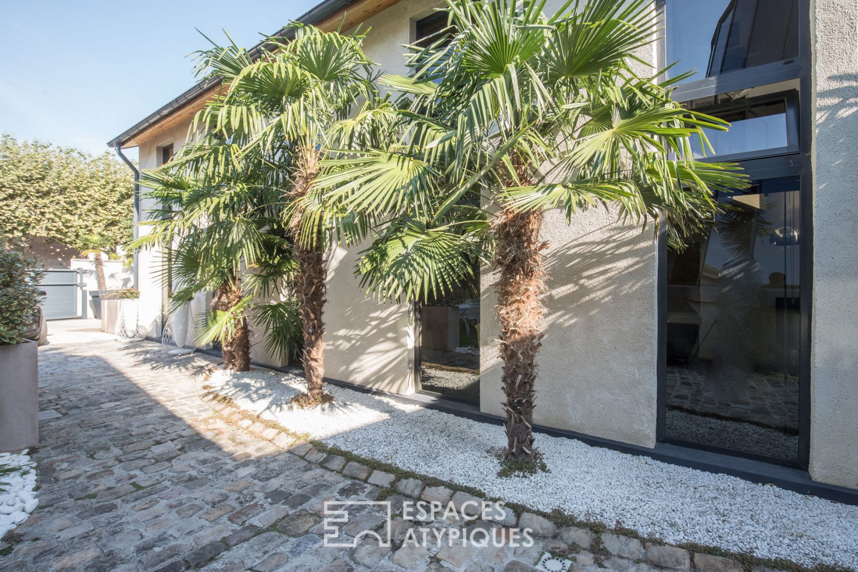 Maison d’architecte avec terrasse