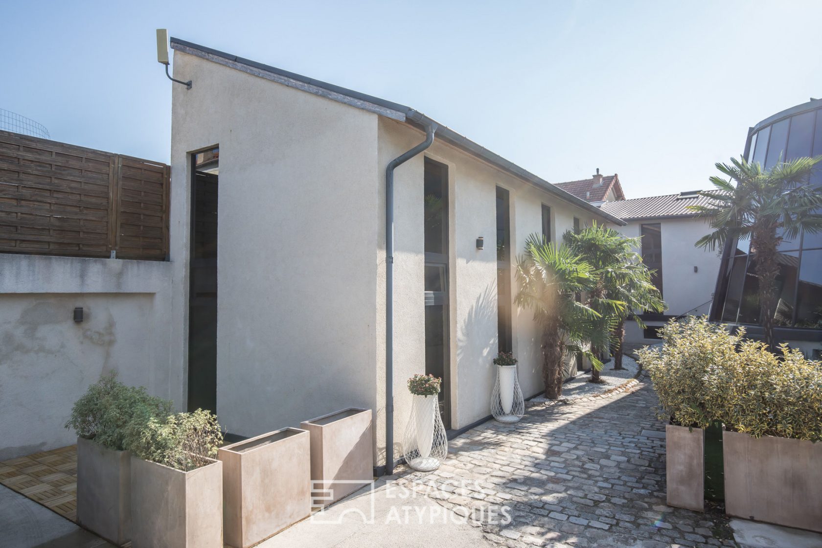 Architect house with terrace
