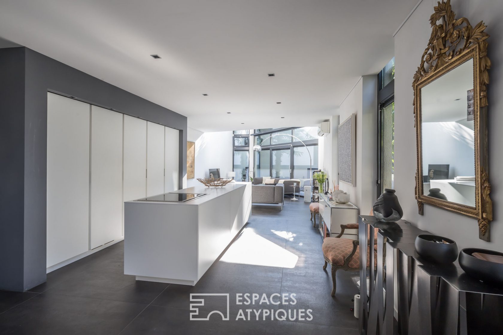 Architect house with terrace