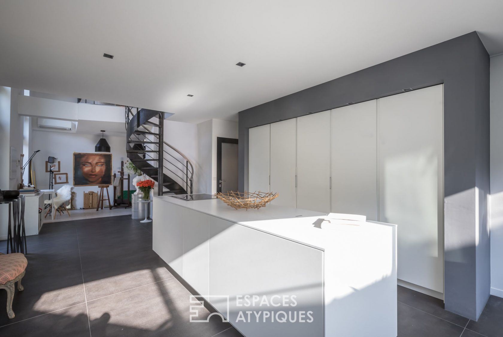 Architect house with terrace