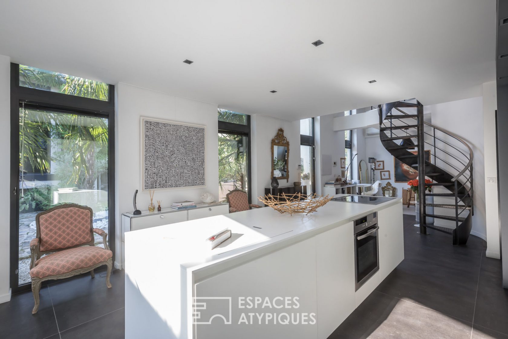 Architect house with terrace