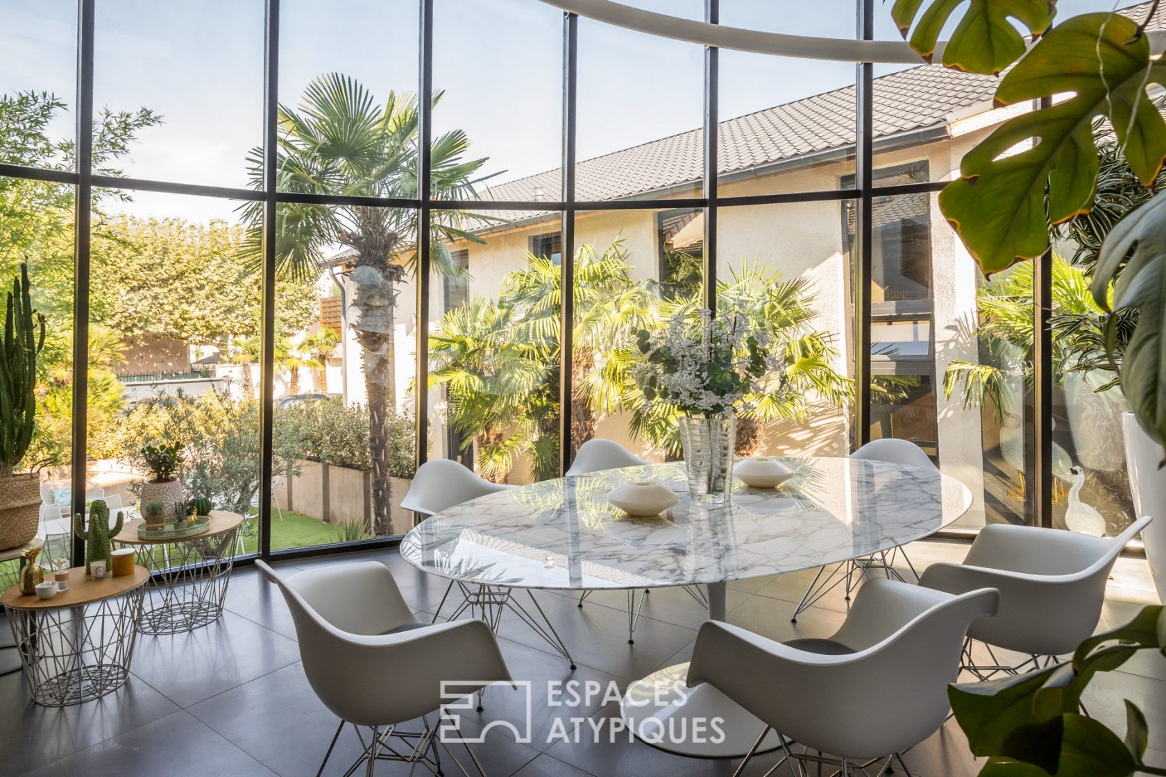 Architect house with terrace