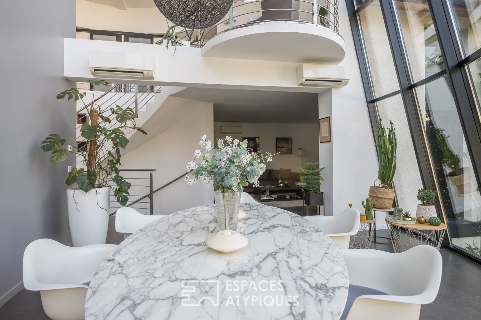 Architect house with terrace