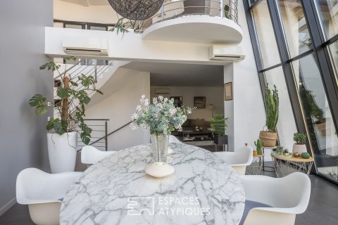 Architect house with terrace