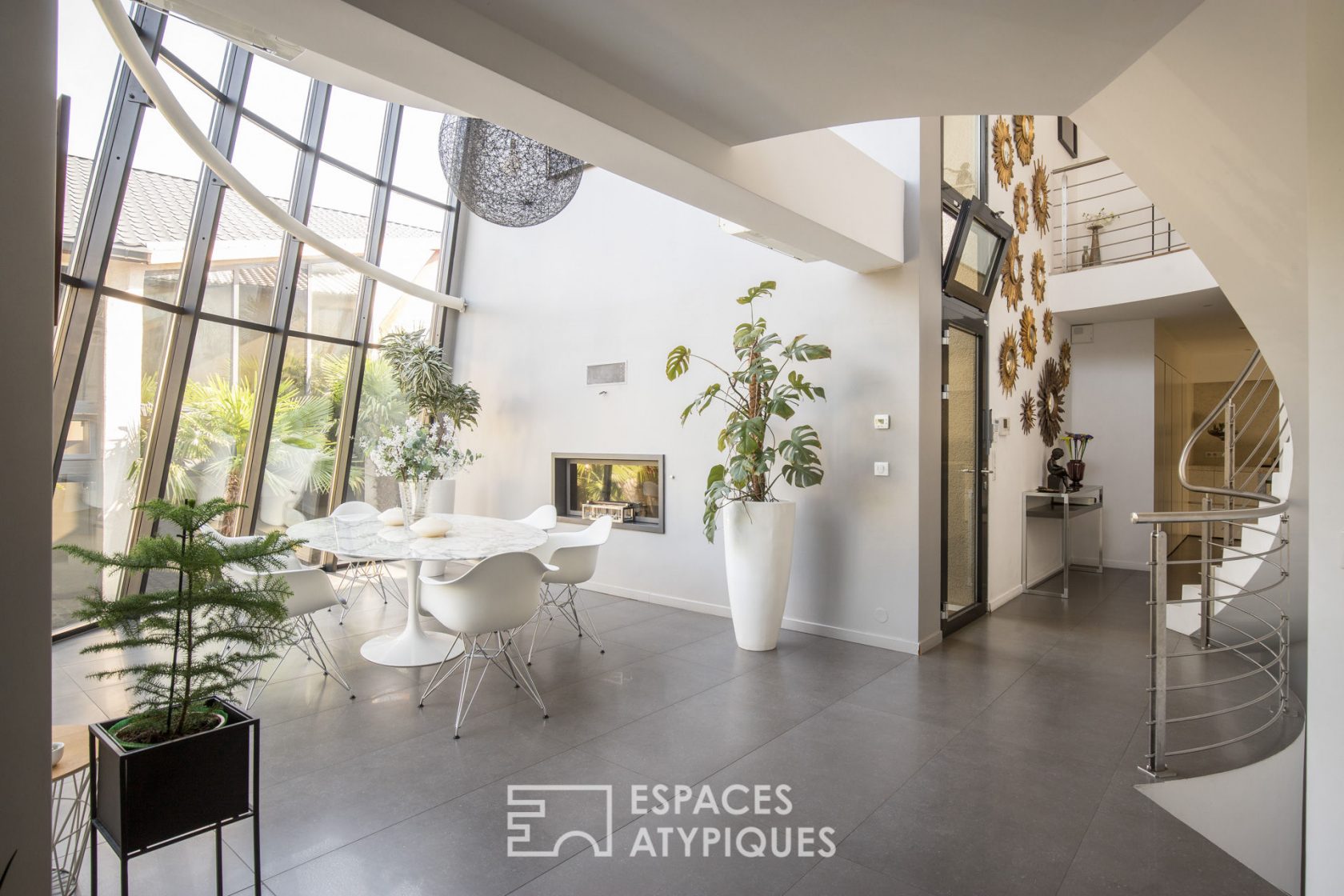 Architect house with terrace