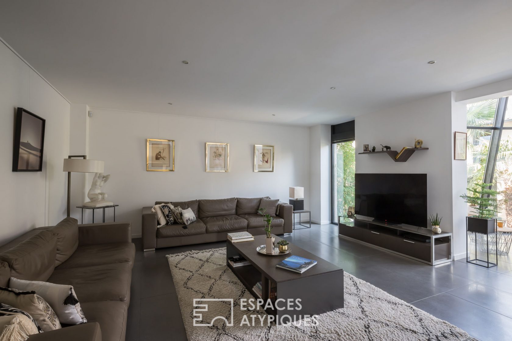 Architect house with terrace