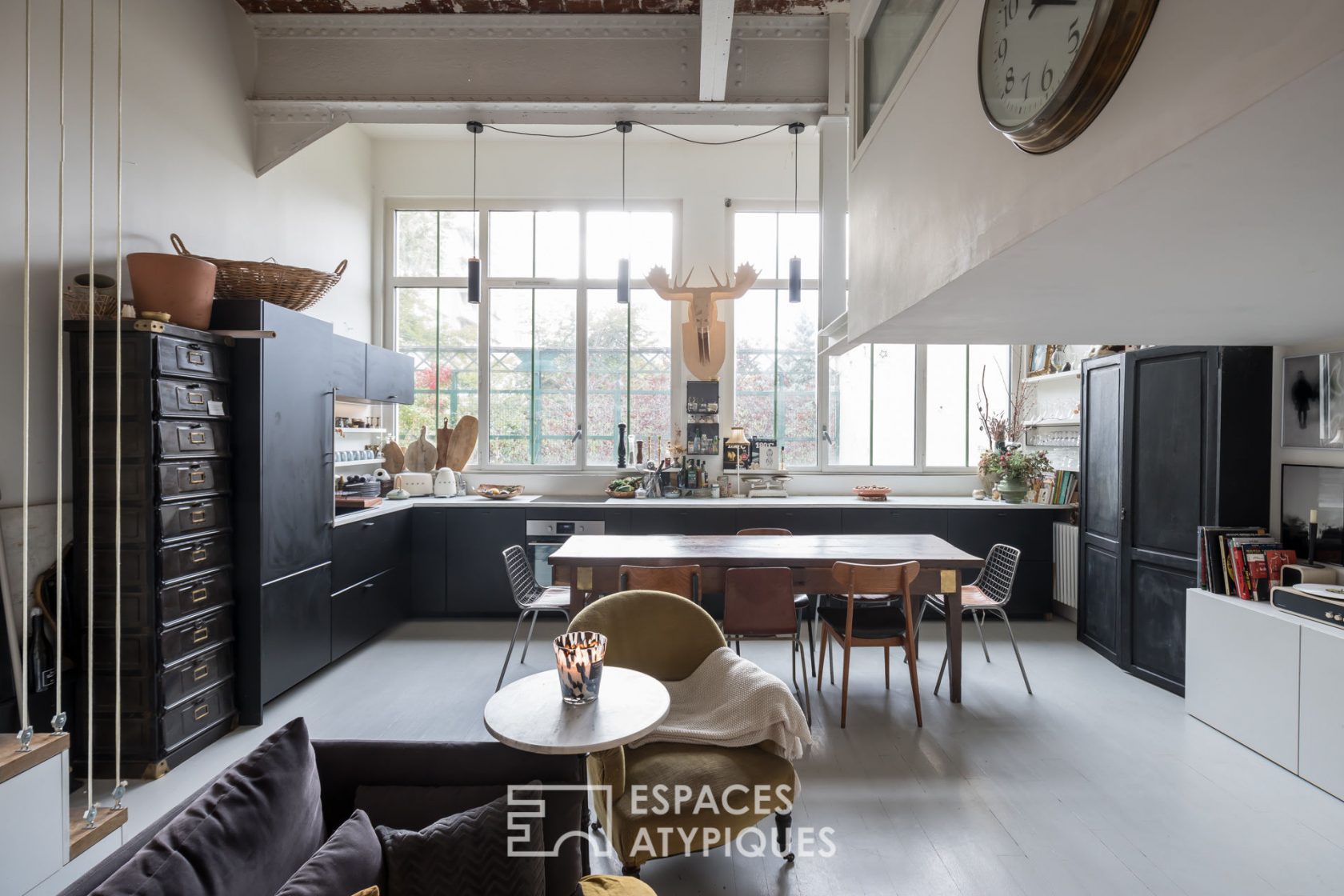 Duplex loft in an old factory