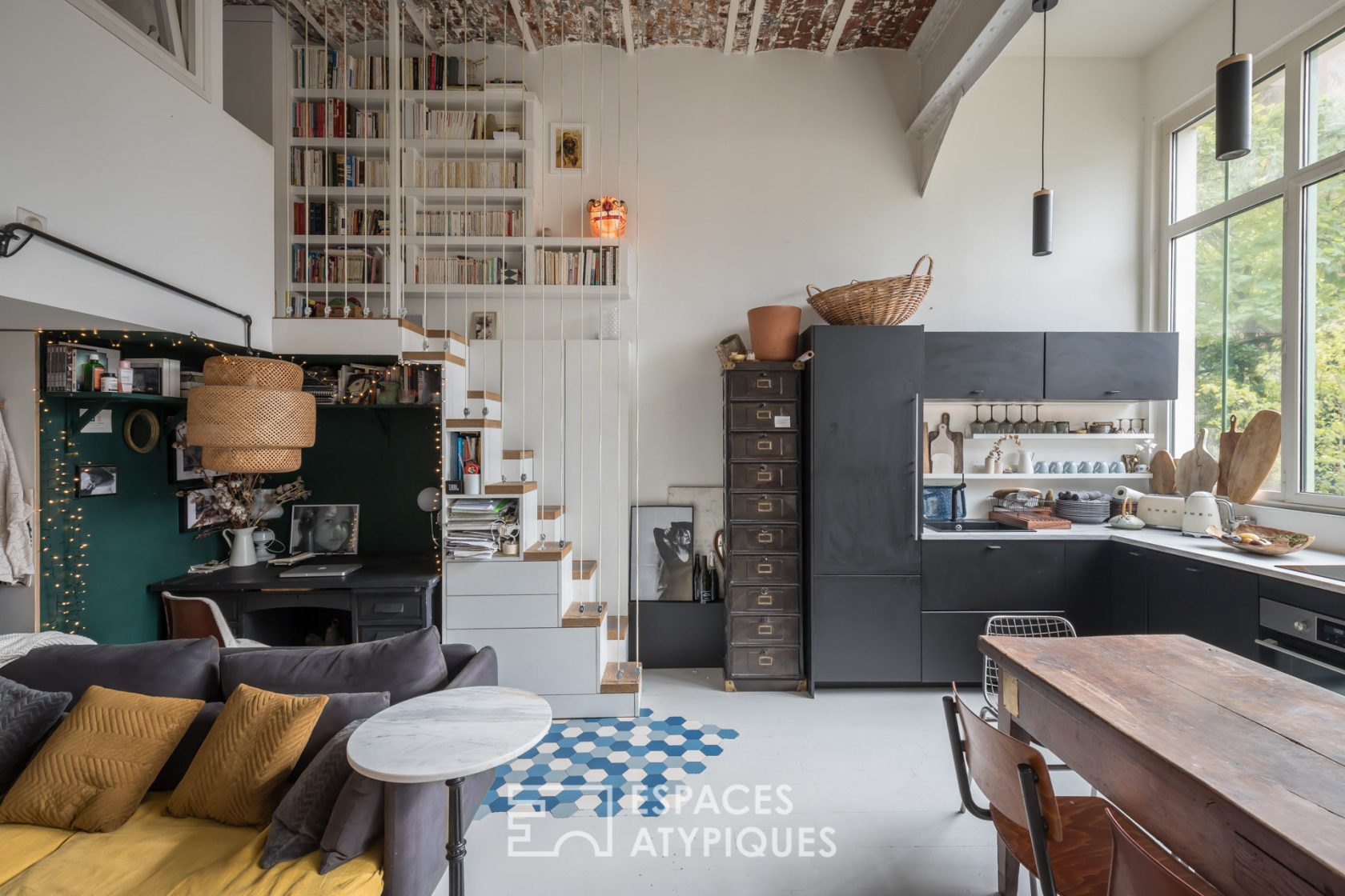 Duplex loft in an old factory