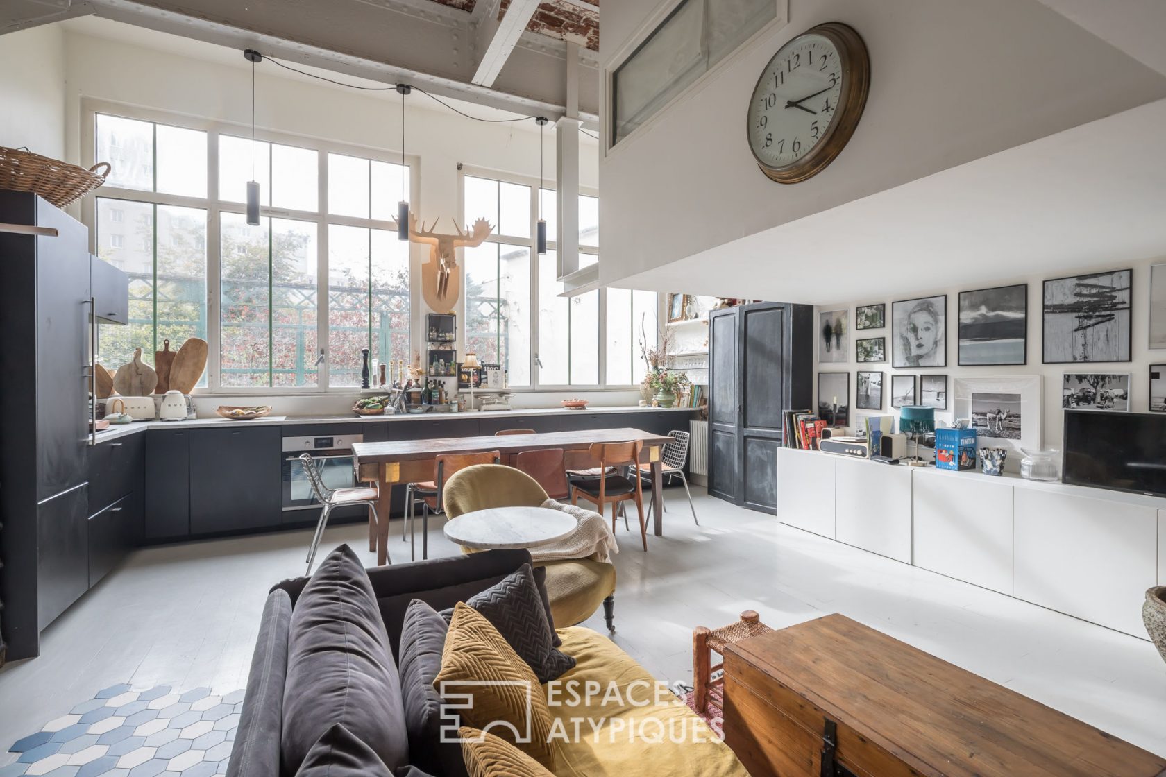 Duplex loft in an old factory