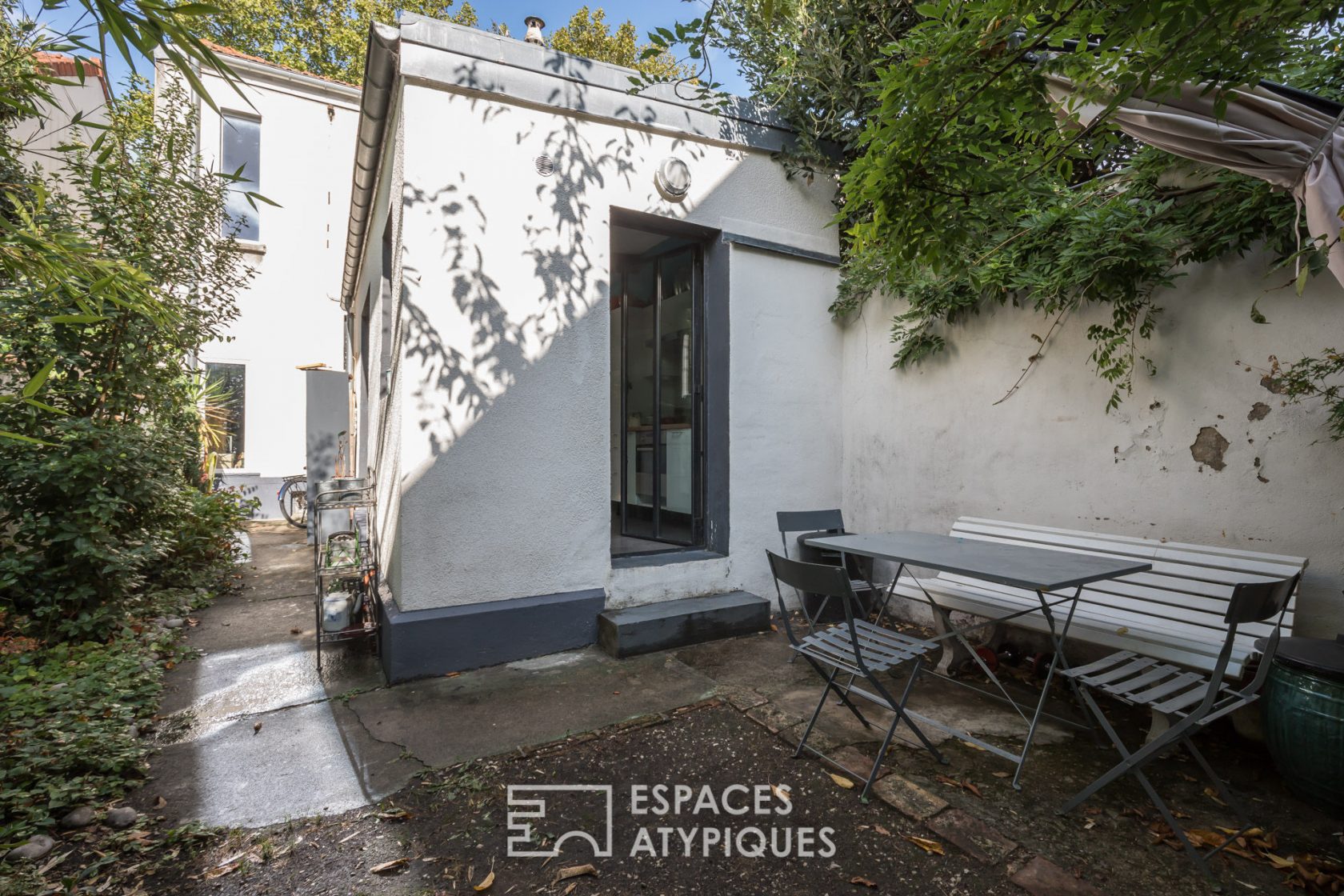 House with garden