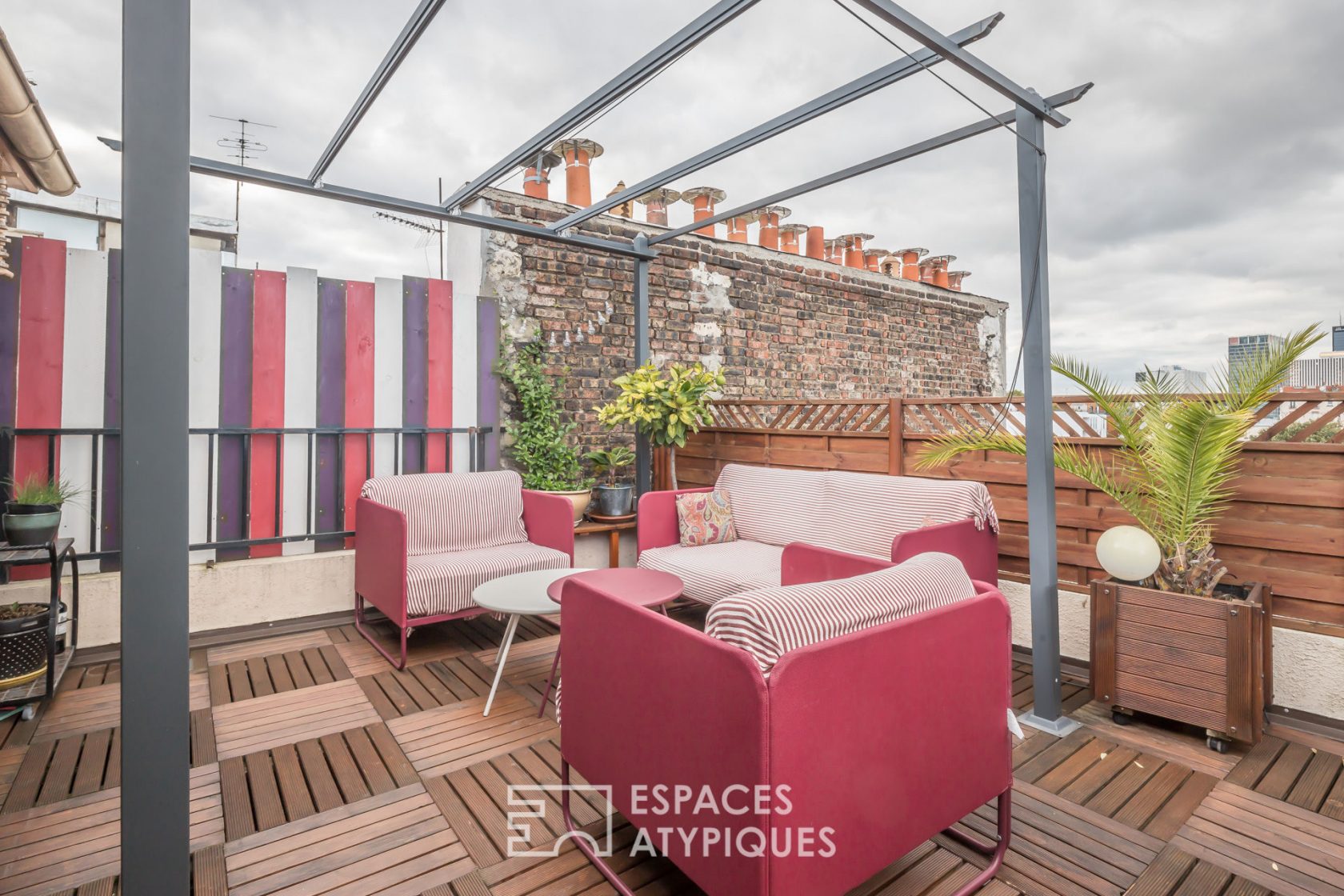 Duplex en dernier étage avec terrasses