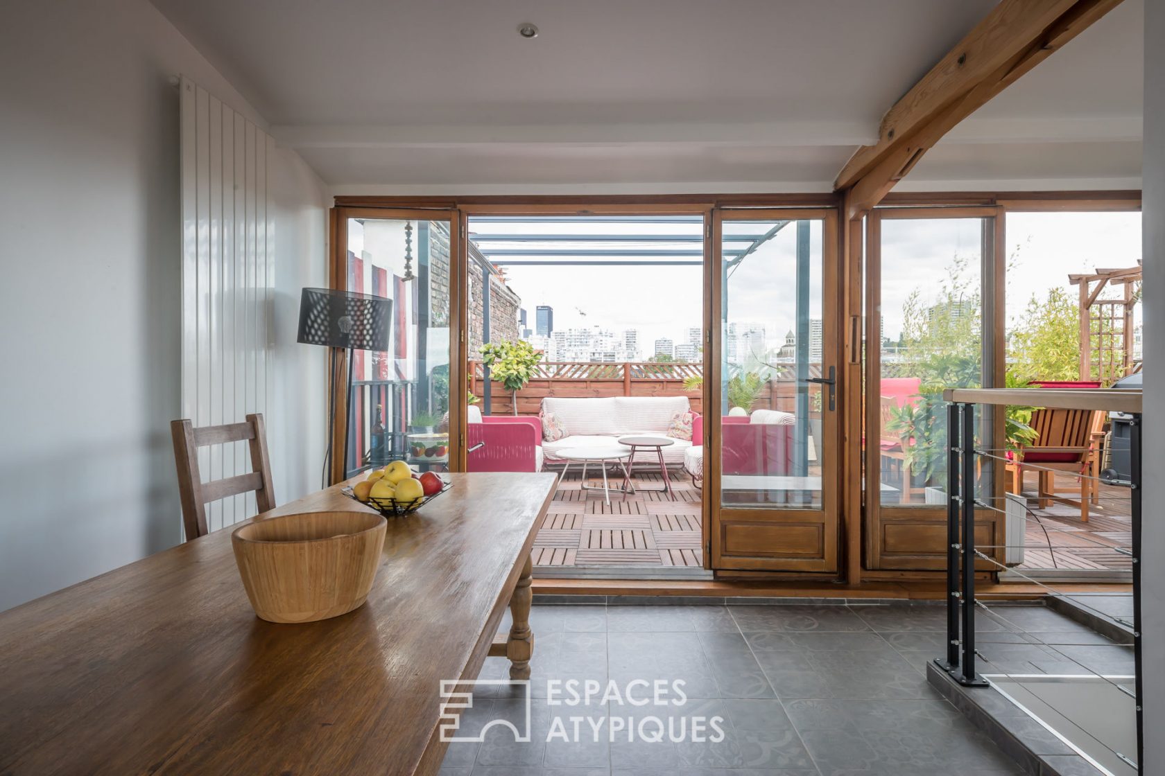 Duplex en dernier étage avec terrasses
