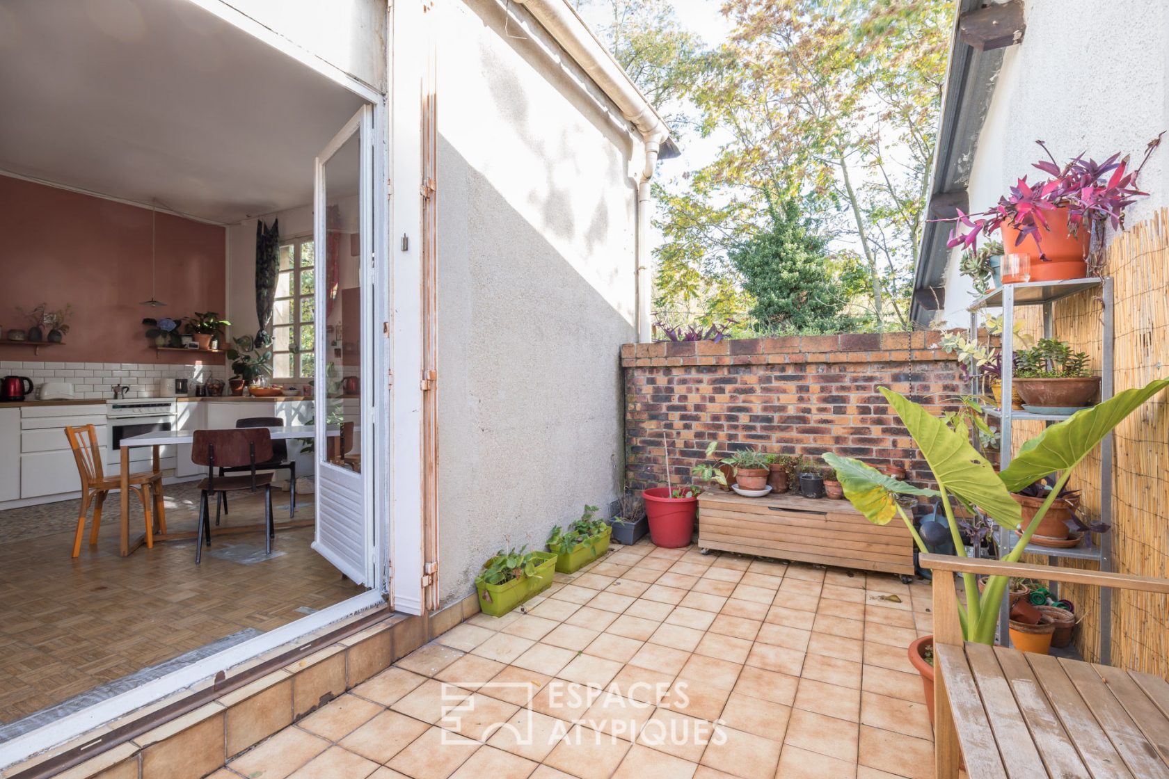 Appartement bohème avec terrasse