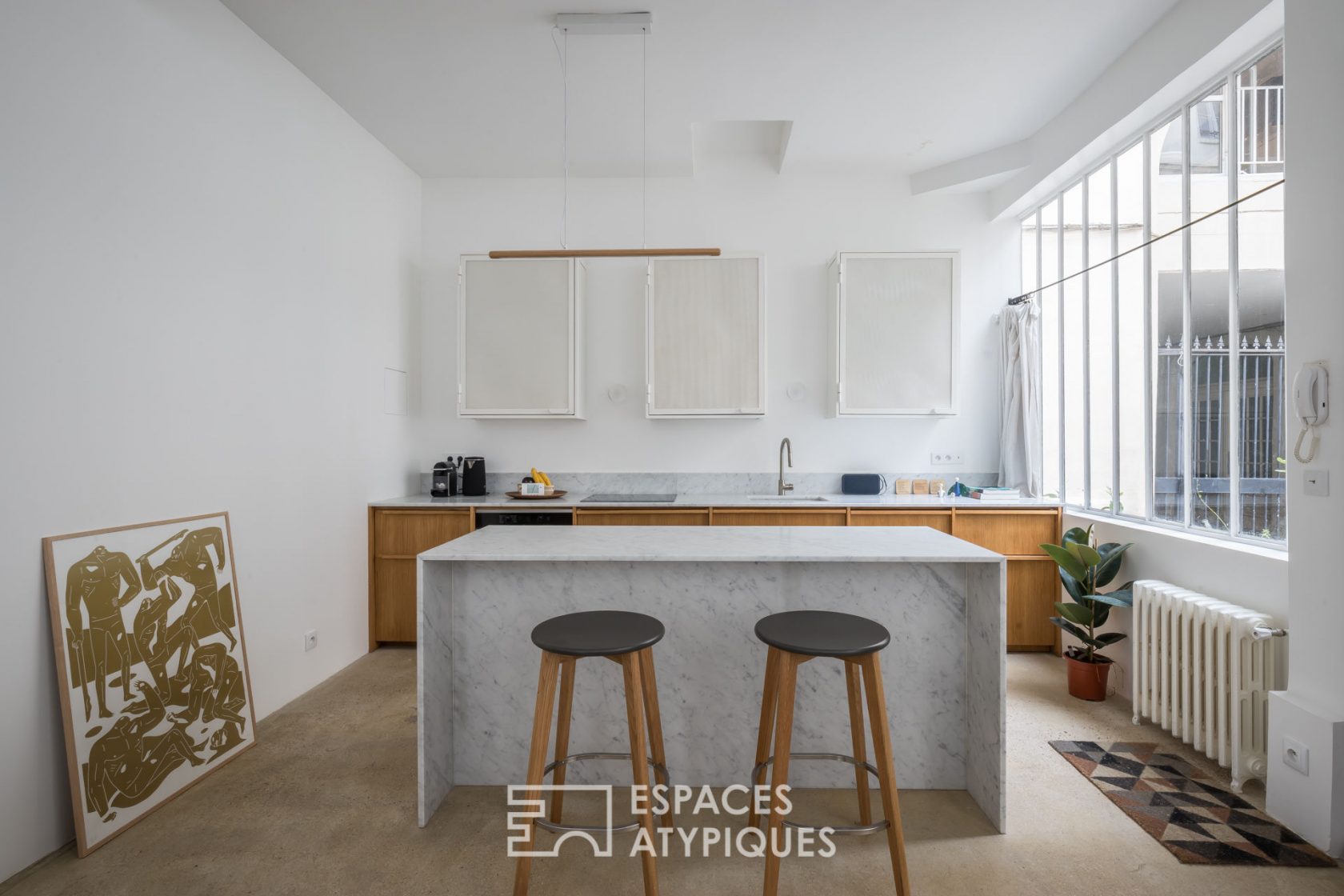 Loft contemporain avec cour
