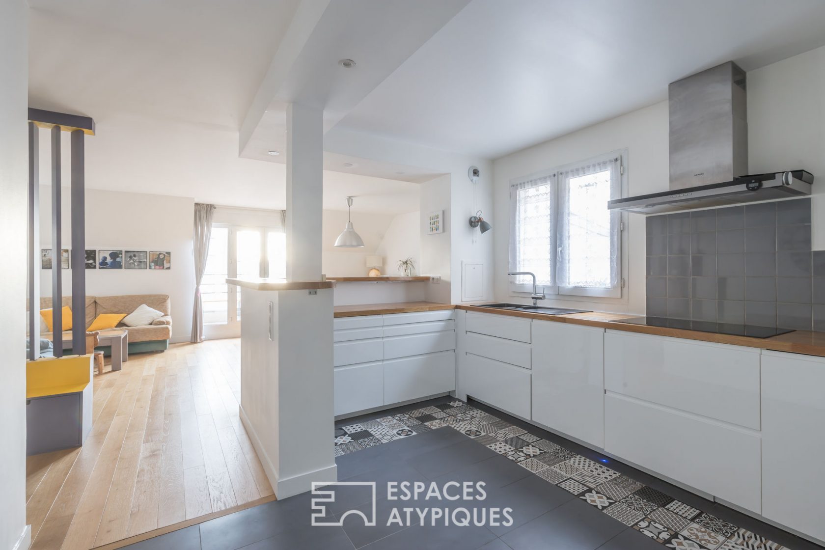 Appartement repensé par architecte